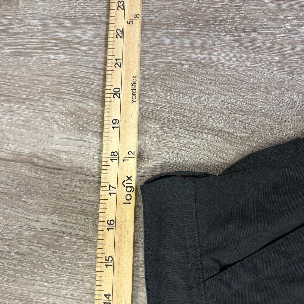 REI Adventure Pants Gray Loose Fit Mens 34x32 Gray Nylon Hiking Outdoors